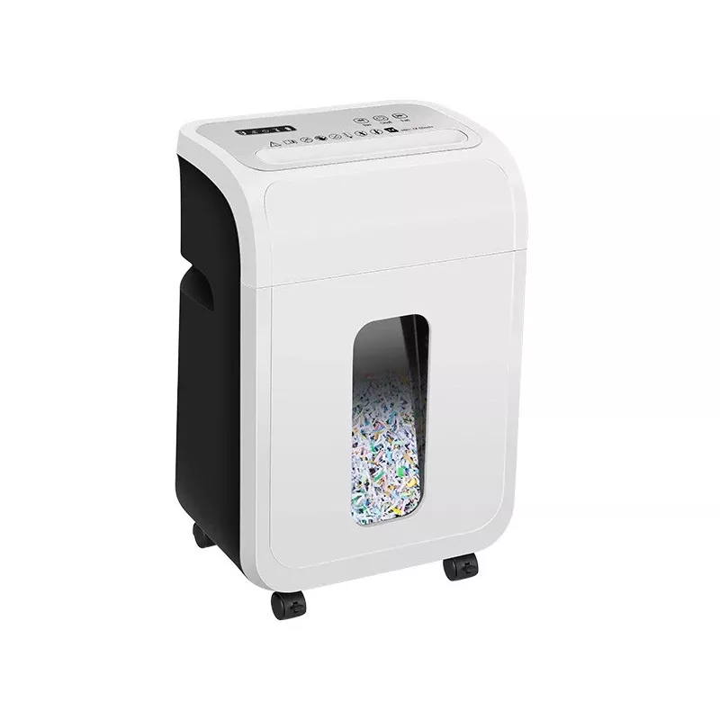 Kantoordocumentenvernietiger TRACER TRANIS47633 wit — 4x12 mm kruissnit, capaciteit 14 vel, opvangbak 20 L