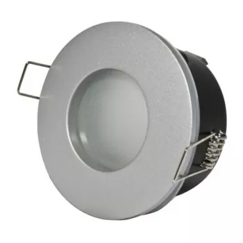 Synergy 21 LED-retrofit GU10 / GX5,3 plafondinbouwset IP65 zilver