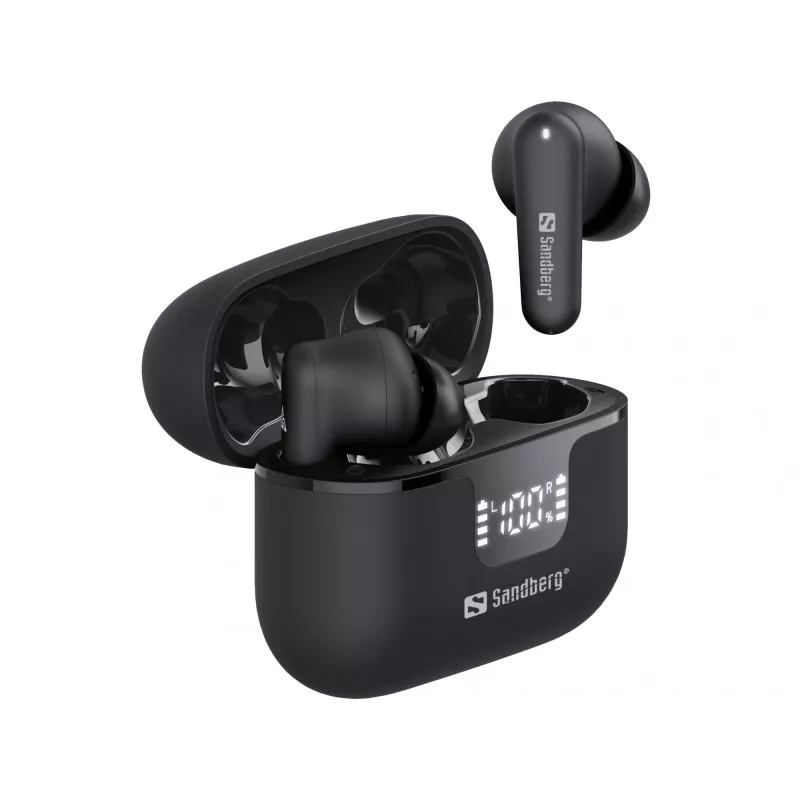 Headset Sandberg draadloze oordopjes ANC+ENC