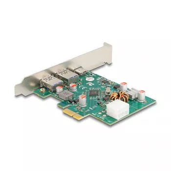 DeLOCK PCI Express x1-kaart USB Type-C PD 30W 2x USB Type-A 5Gbps