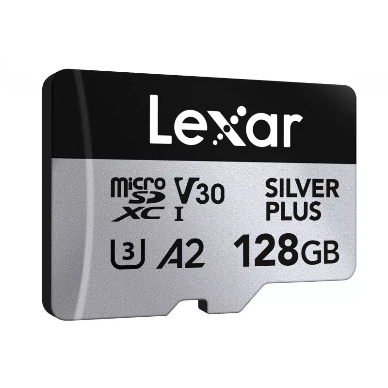 Flashgeheugen Lexar 128 GB UHS-I MicroSDXC Professional SILVER PLUS