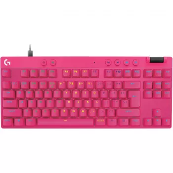 Logitech G PRO X TKL RAPID toetsenbord gaming USB QWERTY roze tenkeyless