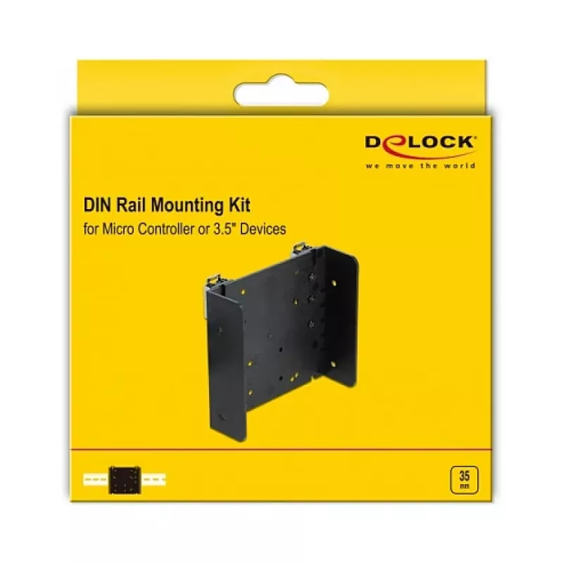 Montageset DeLOCK 66292 zwart ABS-kunststof
