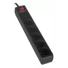 Overspanningsbeveiliging Gembird SPG5-C-10 zwart 5 AC-stopcontacten 250V 3m