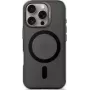 Decoded achterkant van gerecycled plastic voor iPhone 16 Pro, transparant zwart