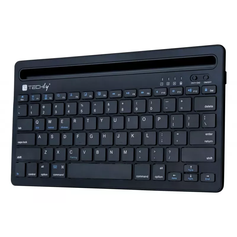 Techly ICTBK102U toetsenbord universeel Bluetooth QWERTY Engels zwart