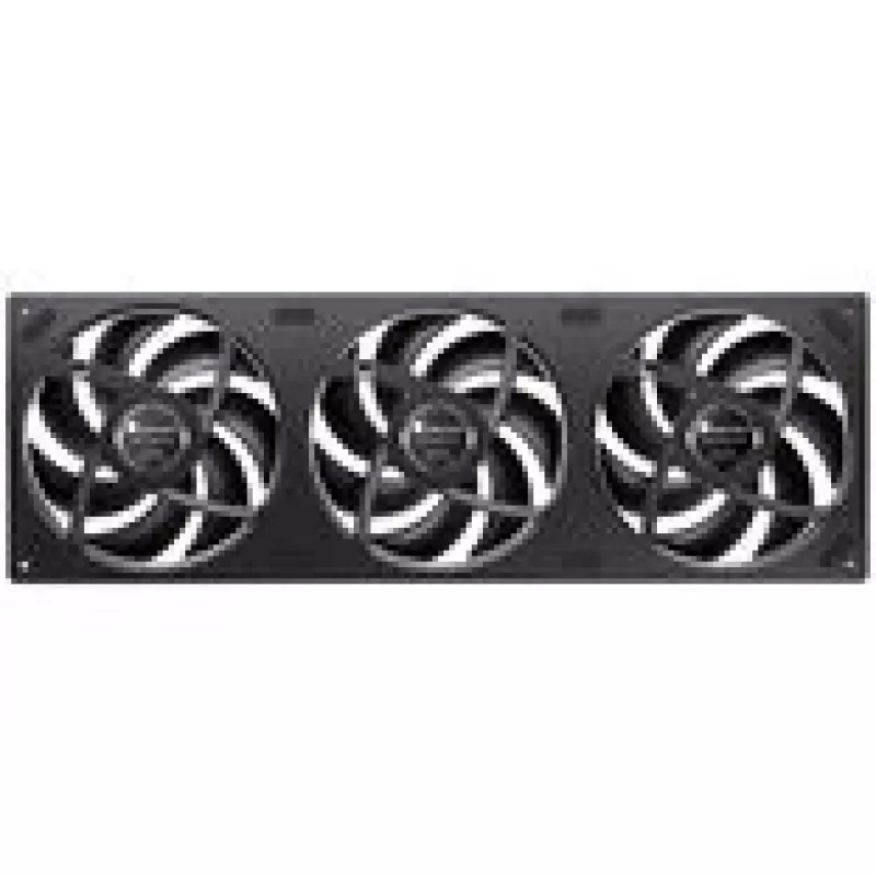 Behuizingsventilator Jonsbo ZA-420BR PWM Reverse ARGB — 3×140 mm, zwart
