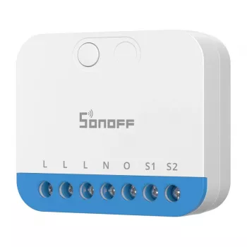 Wandgemonteerde Sonoff MINI-ZBDIM Zigbee slimme mini-controller/dimmer voor de verlichting – compacte inline-module