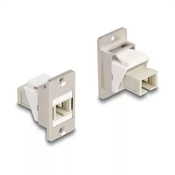 DeLOCK panel-mount Keystone-module glasvezel SC simplex bus-bus conisch beige