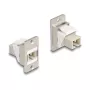 DeLOCK panel-mount Keystone-module glasvezel SC simplex bus-bus conisch beige