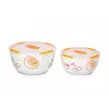 Saladekom Oursson BS4781RC/OR rond keramiek 2 stuks