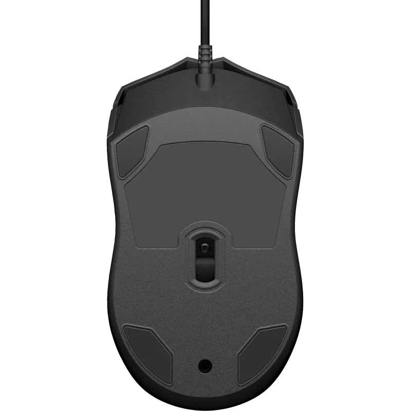 HP bedrade muis 105, dubbelhandig, optisch, USB Type-A, 1600 DPI, zwart