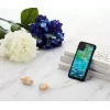 Telefoonhoesje iKins voor iPhone 11 Pro Max – waterlelie-design, zwart