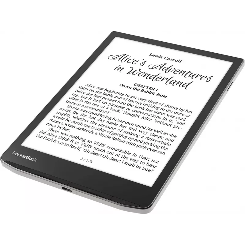 E-bookreader PocketBook InkPad 4 7,8 inch E Ink Carta, 32 GB, Wi‑Fi, zwart/zilver