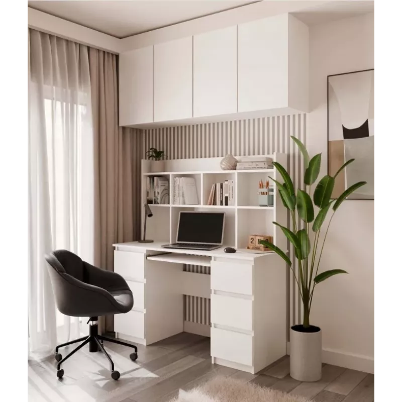 KUBA bureauset + extension piece, wit