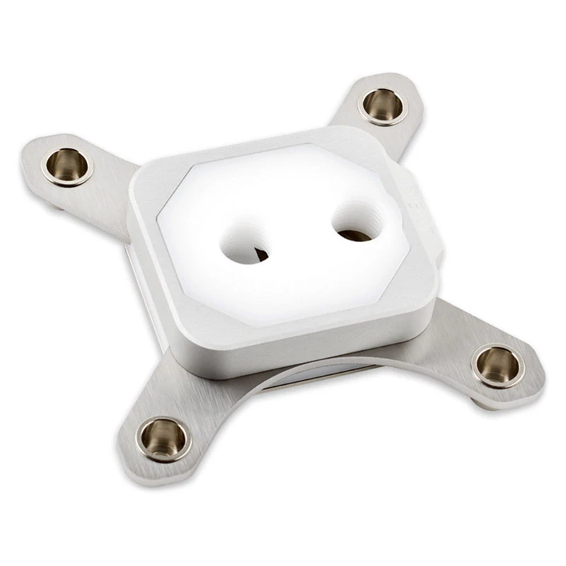 Waterkoeler Aqua-Computer cuplex kryos NEXT RGBpx voor LGA 1700, acetal/nikkel