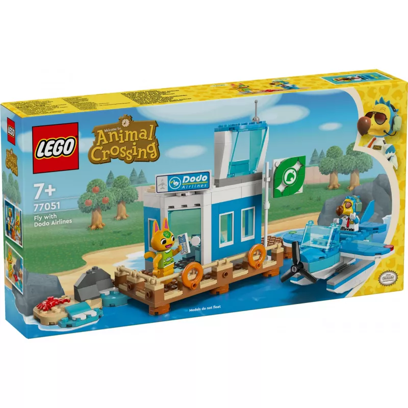 Constructiespeelgoed LEGO 77051 Animal Crossing: Vliegen met Dodo Airlines set, LEGO merk, model 77051
