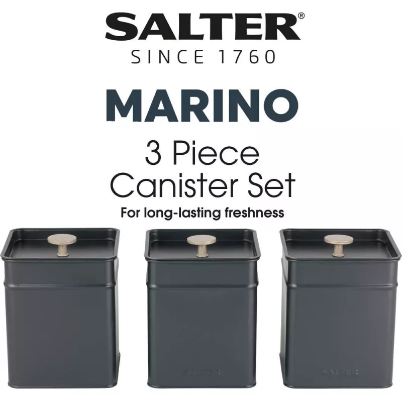 Kunststof dozen set luchtdicht Salter BW124591EU7, 3-delig, bewaardozen