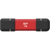 Silicon Power DS72 USB-stick 1 TB USB Type-A / USB Type-C 3.2 Gen 2 (3.1 Gen 2) rood (SP001TBUC3S72VPR)