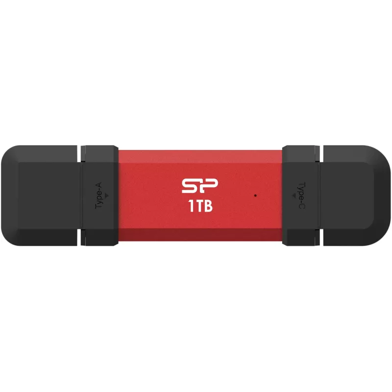 Silicon Power DS72 USB-stick 1 TB USB Type-A / USB Type-C 3.2 Gen 2 (3.1 Gen 2) rood (SP001TBUC3S72VPR)