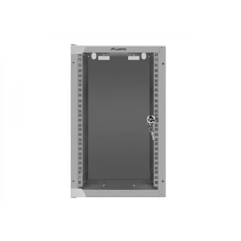 Wandbehuizing LANBERG WF10-2309-10S 9U, 280×310×469 mm, 20 kg draagvermogen, grijs