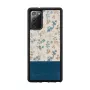 Telefoonhoes Man and Wood Galaxy Note 20 — blauwe bloem op zwart