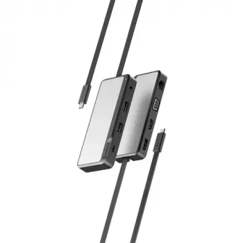 ALOGIC Fusion Pro NEXUS USB-C universeel video-dockingstation bedraad 4K Ultra HD