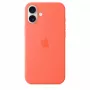 iPhone 16 Plus siliconen case met MagSafe - mandarijn