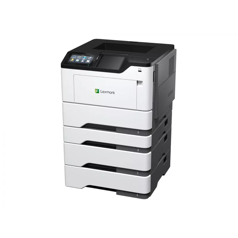 Printer Lexmark MS632dwe laser zwart grijs