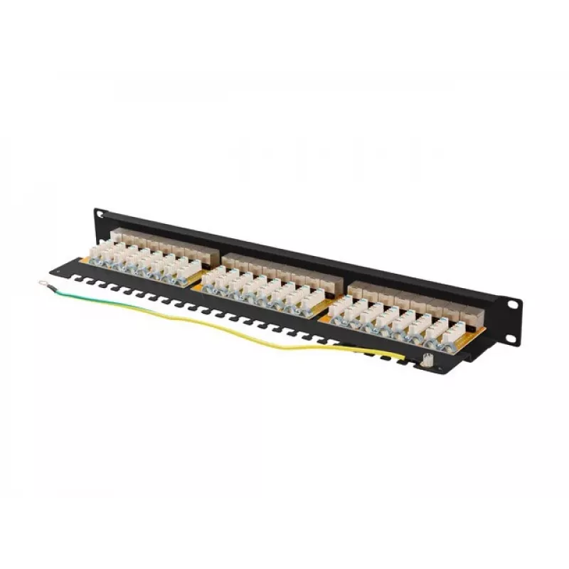 Patchpaneel 1U Lanberg PPSA-1024-B