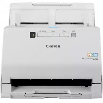 Canon imageFORMULA RS40 foto- & documentscanner, 600 x 600 DPI, 40 ppm, 30 ppm, grijstinten, monochroom, enkelbladinvoerscanner, wit