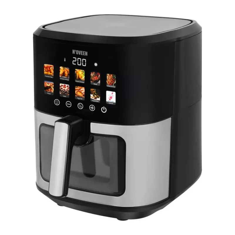 N'oveen AF770 X-LINE vetvrije friteuse zwart, zilver