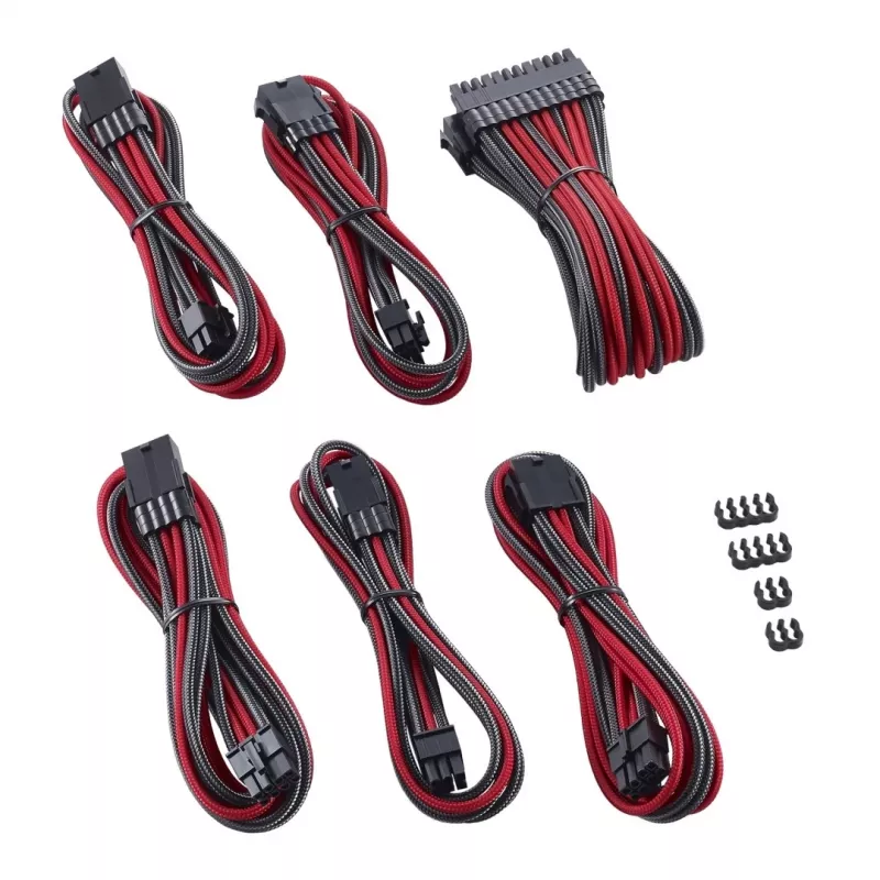 Interne stroomkabel CableMod CM-PCAB-BKIT-NKCR-3PK-R carbonrood