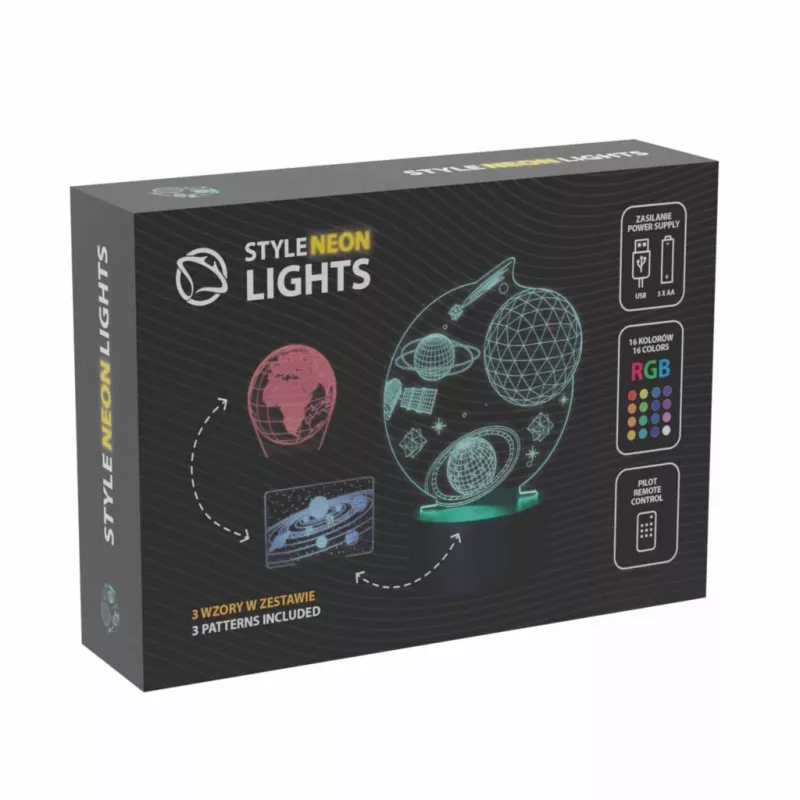 Manta SNL118RGB RGB 3D decoratieve LED-lamp