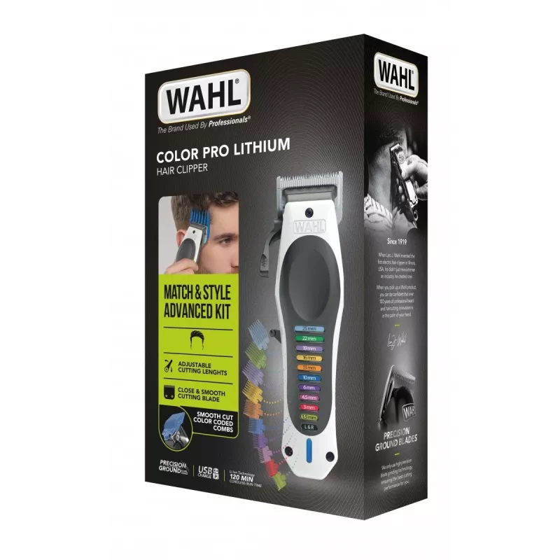 Wahl 3028048 haartrimmer/snijmachine zwart, wit 10 lithium-ion (Li-Ion)