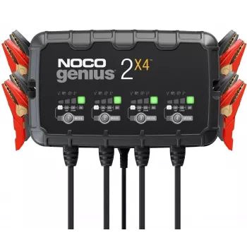 GENIUS2X4 8A 4-bank lader