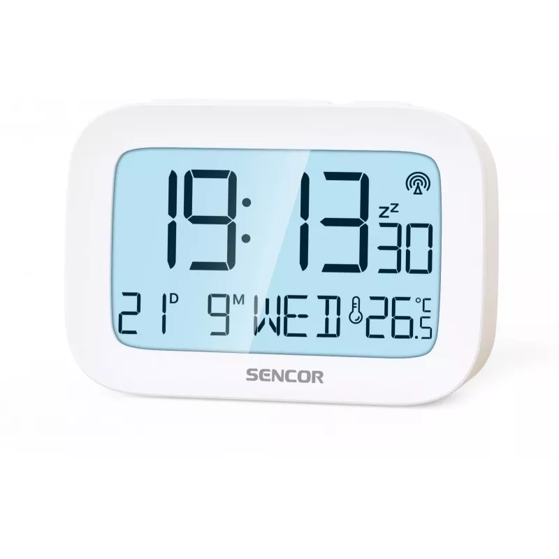Digitale wekker SENCOR SRC 2200 met LED-display en batterijback-up