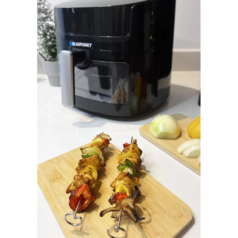 Heteluchtfriteuse BLAUPUNKT AFD712 – 7,2 l inhoud, 1800 W, digitale touchbediening, 40–200 °C, 60-minuten-timer