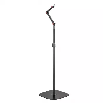 Microfoonstatief MACLEAN MC-337 in hoogte verstelbaar 626–1694 mm, draagvermogen 1 kg