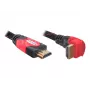 HDMI-kabel DeLOCK 3 m HDMI Type-A standaard zwart rood