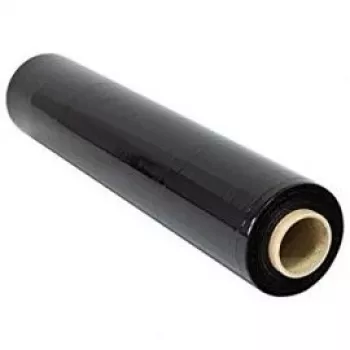 Stretchfolie 17 x 450 mm 200 m zwart