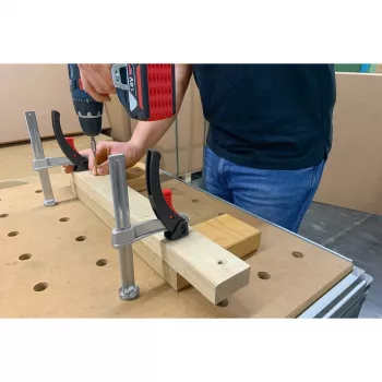 BESSEY klemlement TW20-15-8-KLI, voor multifunctionele tafels, klem (zilver)