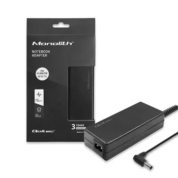 Voeding QOLTEC 51775 40W 19V 2,1A voor monitoren, zwart, 1,75 m kabel