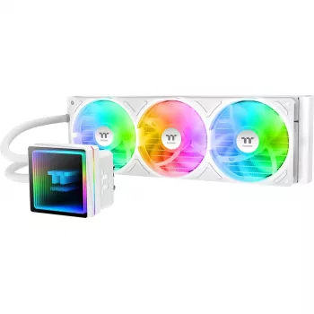 All-in-One vloeistof-CPU-koeler THERMALTAKE TH360 V3 ARGB Sync Snow Edition (3x120mm, ARGB, AIO)