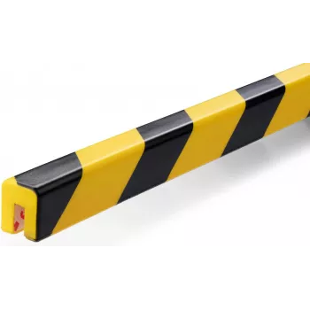 Durable 1127130, polyurethaan (PU), zwart, geel, plat, 1000 mm, 25 mm, 1,71 kg