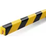 Durable 1127130, polyurethaan (PU), zwart, geel, plat, 1000 mm, 25 mm, 1,71 kg