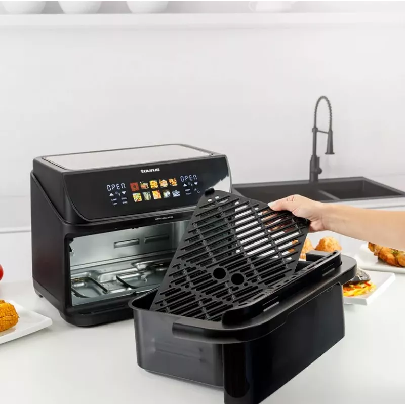 Vetvrije friteuse met lange mand en grill Taurus 973004000