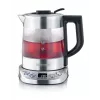 Elektrische waterkoker SEVERIN 1 L 2200 W glas en roestvrij staal, 5 temperatuurinstellingen, LED-display
