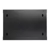 EXTRALINK LITE 6U 530X400 wandmontage-rackkast zwart met legbord