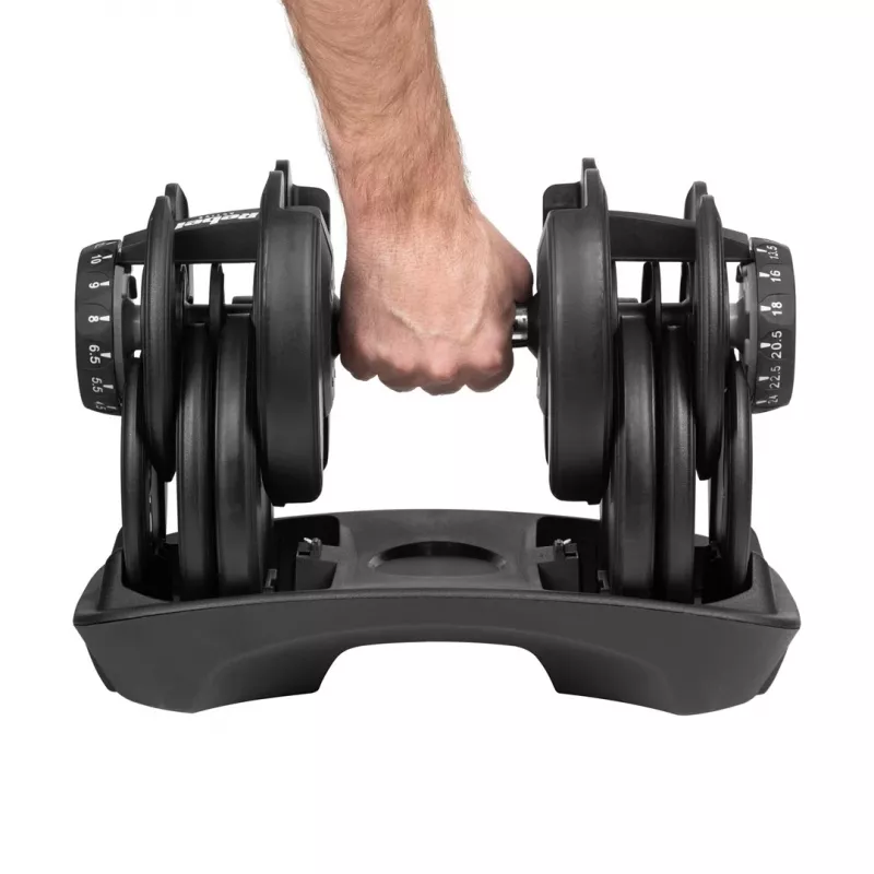 Verstelbare gietijzeren halter Rebel RBA-2303 — tot 24 kg, zwart, eendelig